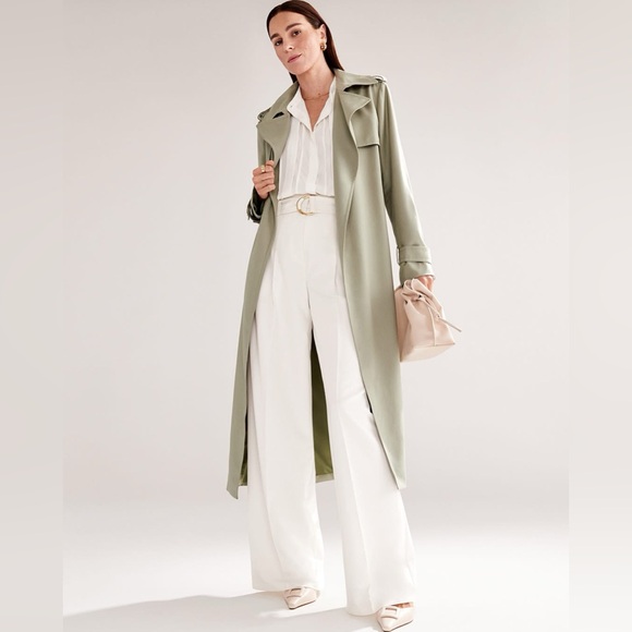 NWT Ann Taylor Modern Trench Coat - Picture 1 of 4
